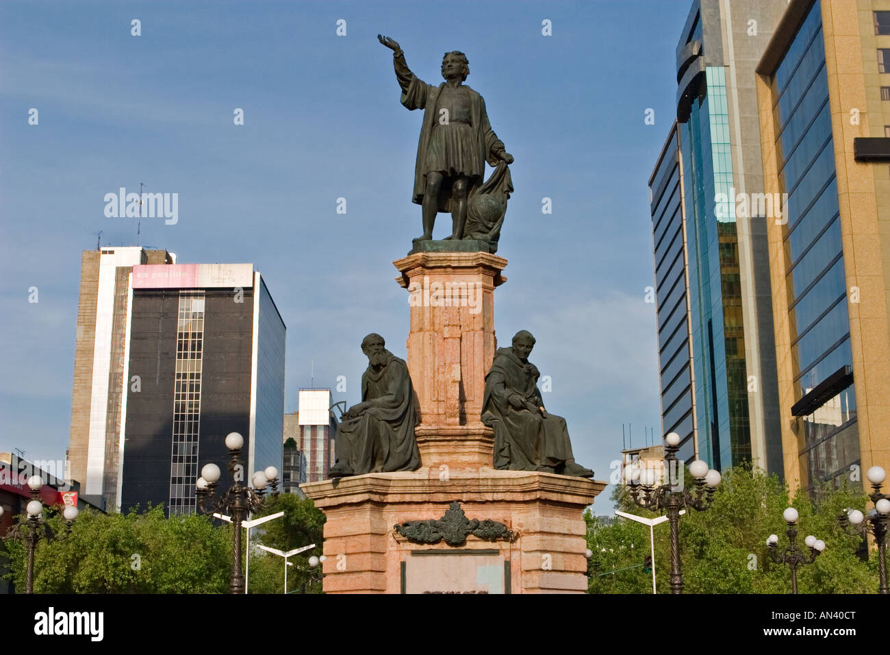 The Columbus statue in Mexico City, Mexico Stock Photo Alamy