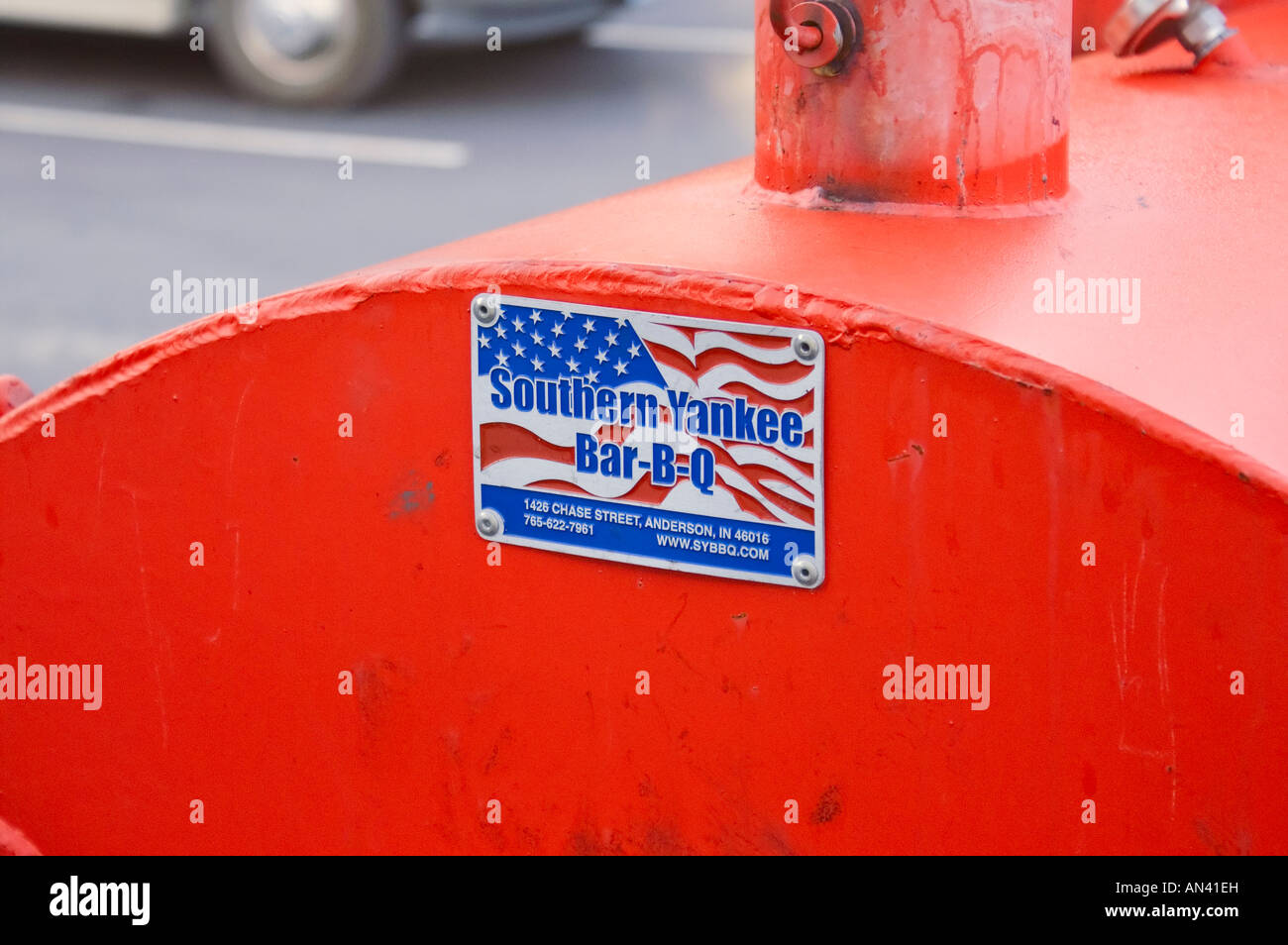 Southern Yankee Bar B Q Stock Photo