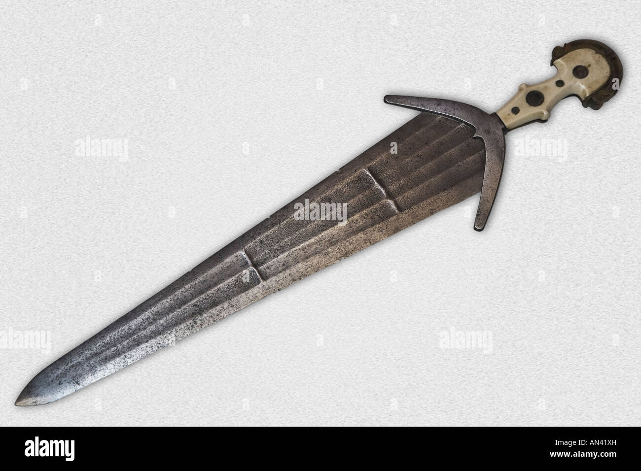 A broad-bladed dagger Stock Photo