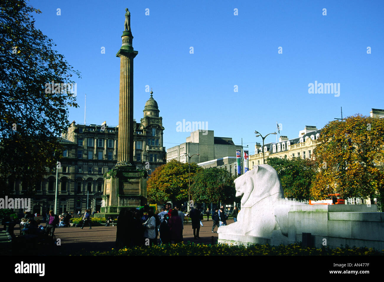 George Square Glasgow Scotland Stock Photo - Alamy