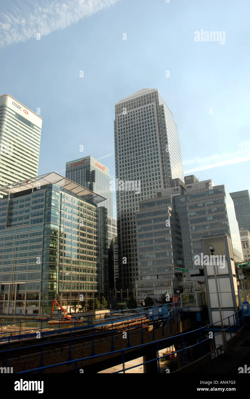 Canary Wharf buildings Docklands London Stock Photo - Alamy