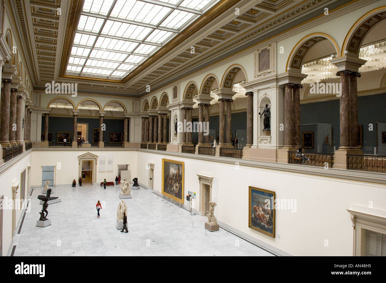 Musees royaux des Beaux Arts de Belgique Brussels in Belgium Stock Photo