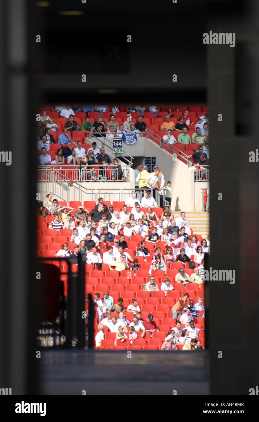 Wembley Stadium In Wembley London. Stock Photo