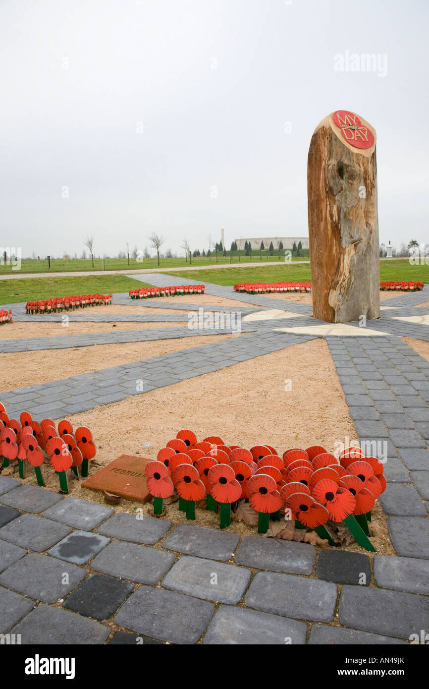 World War II,Second World War,WWII,WW2 Remembrance Day  The National Memorial Arboretum, in Alrewas, Staffordshire Stock Photo