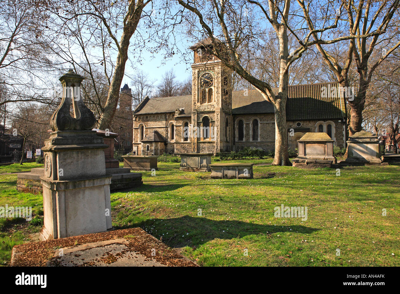 Old St Pancras Church And Burial Ground Stock Photo