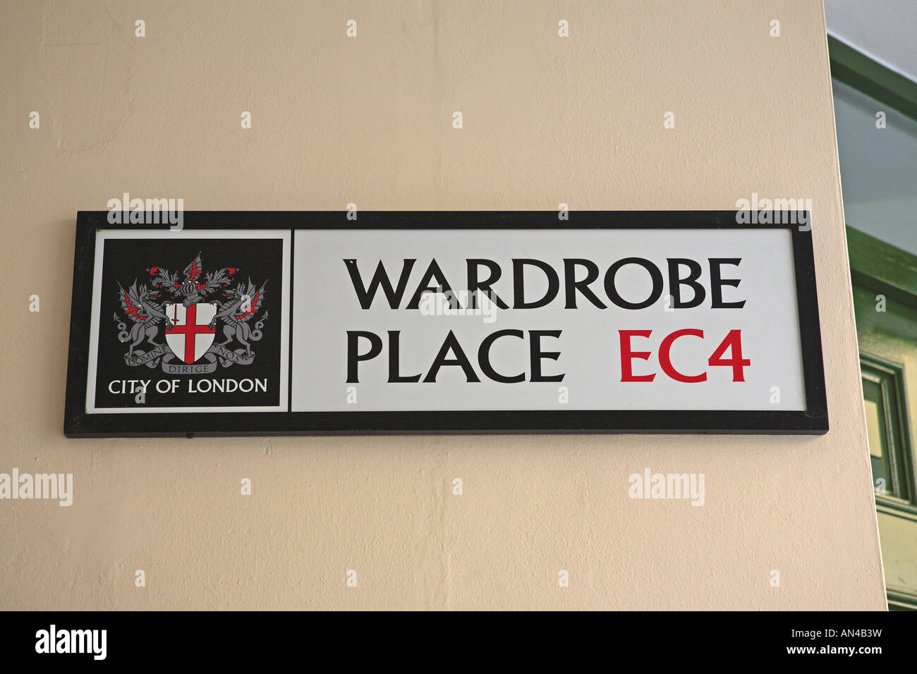 Wardrobe Place, Ec4 Stock Photo