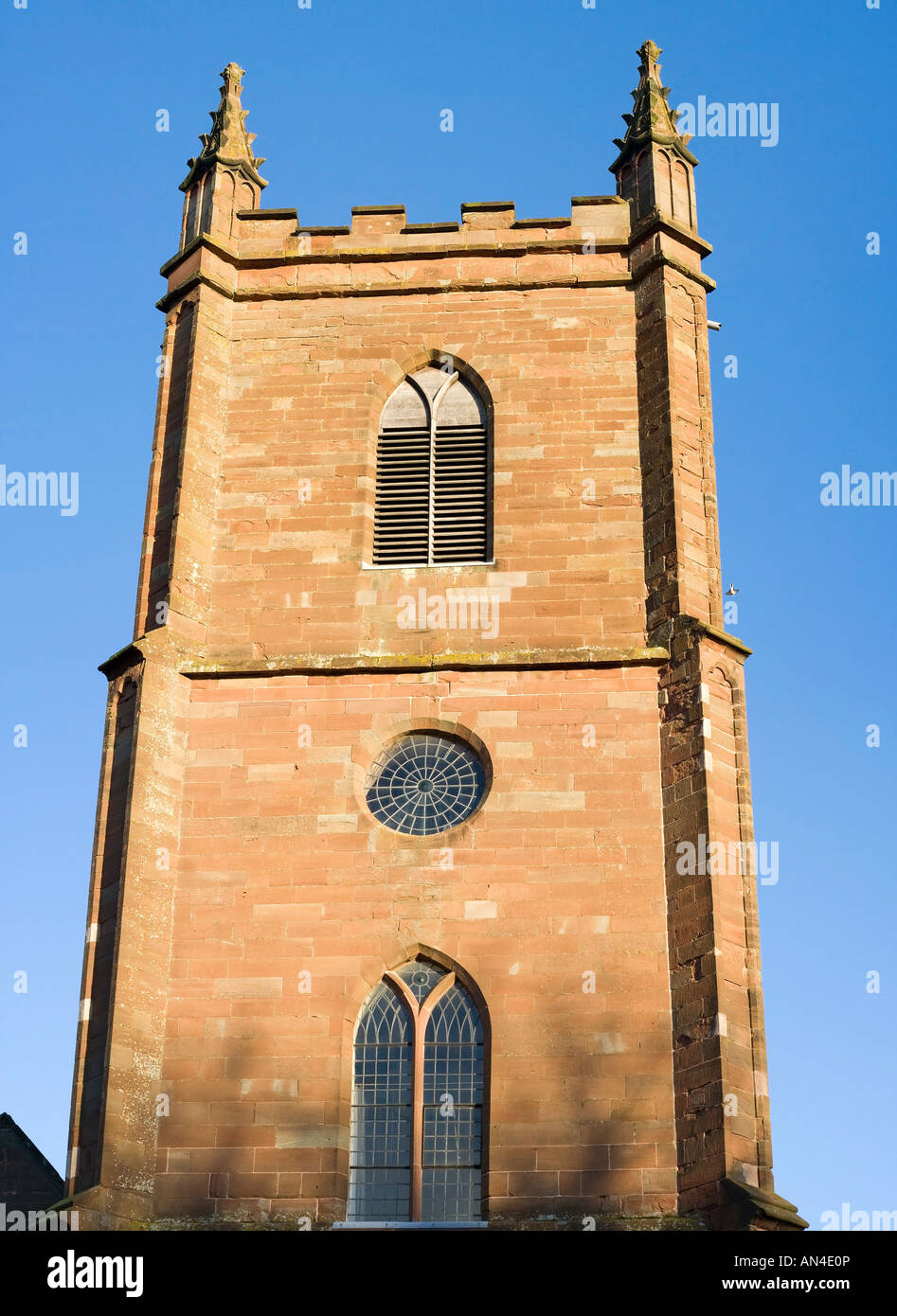 view of hanbury church worcestershire england uk the setting for the fictional village of ambridge in the radio serial archers Stock Photo