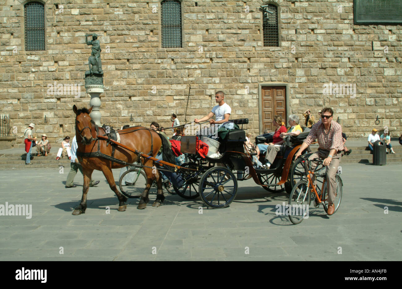 Horse drawn carriage florence hi-res stock photography and images - Alamy
