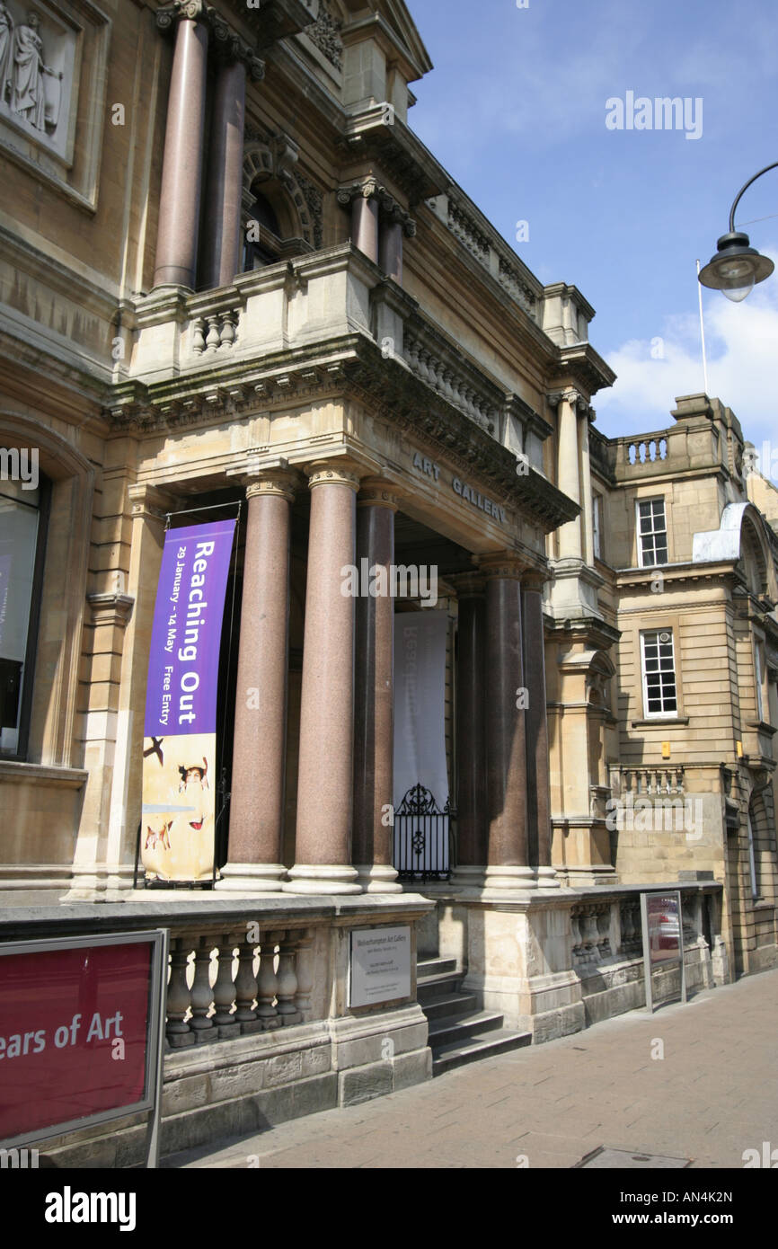 Wolverhampton city centre art gallery midlands england uk gb Stock