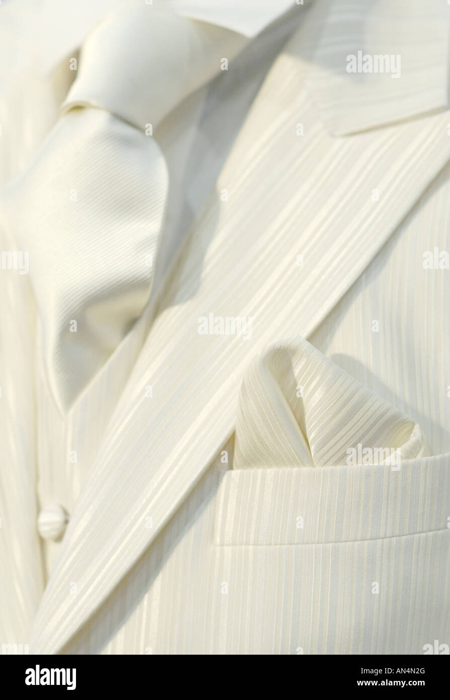 White pinstripe suit hi-res stock photography and images - Alamy