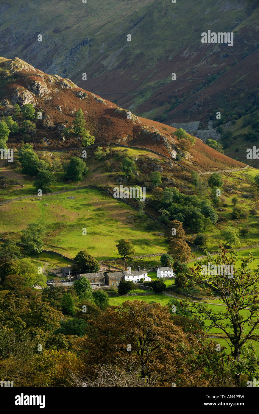 Troutbeck Park on The English Lake District Stock Photo