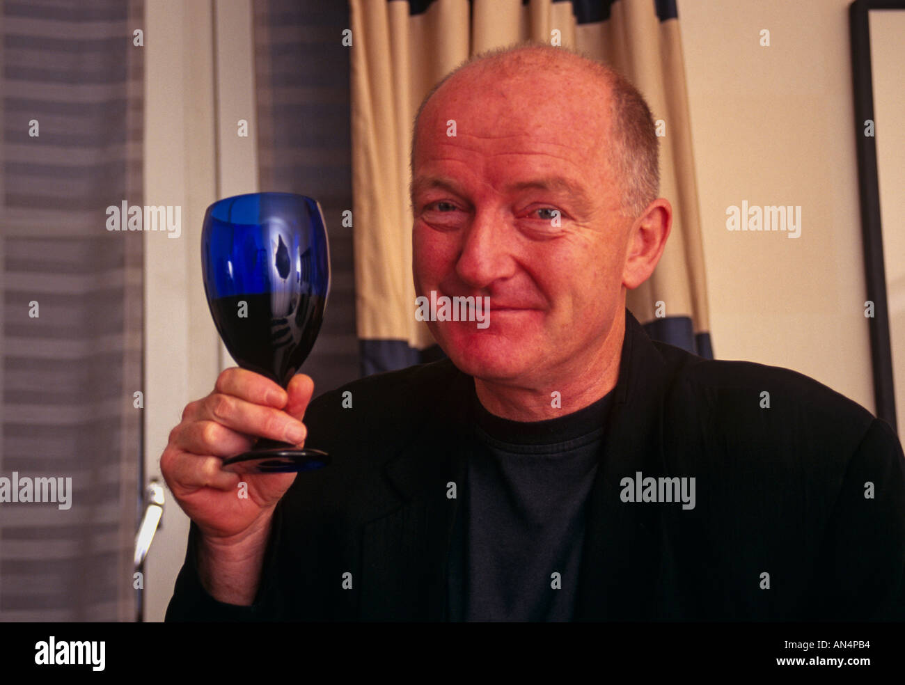 Oz Clarke wine expert Stock Photo Alamy