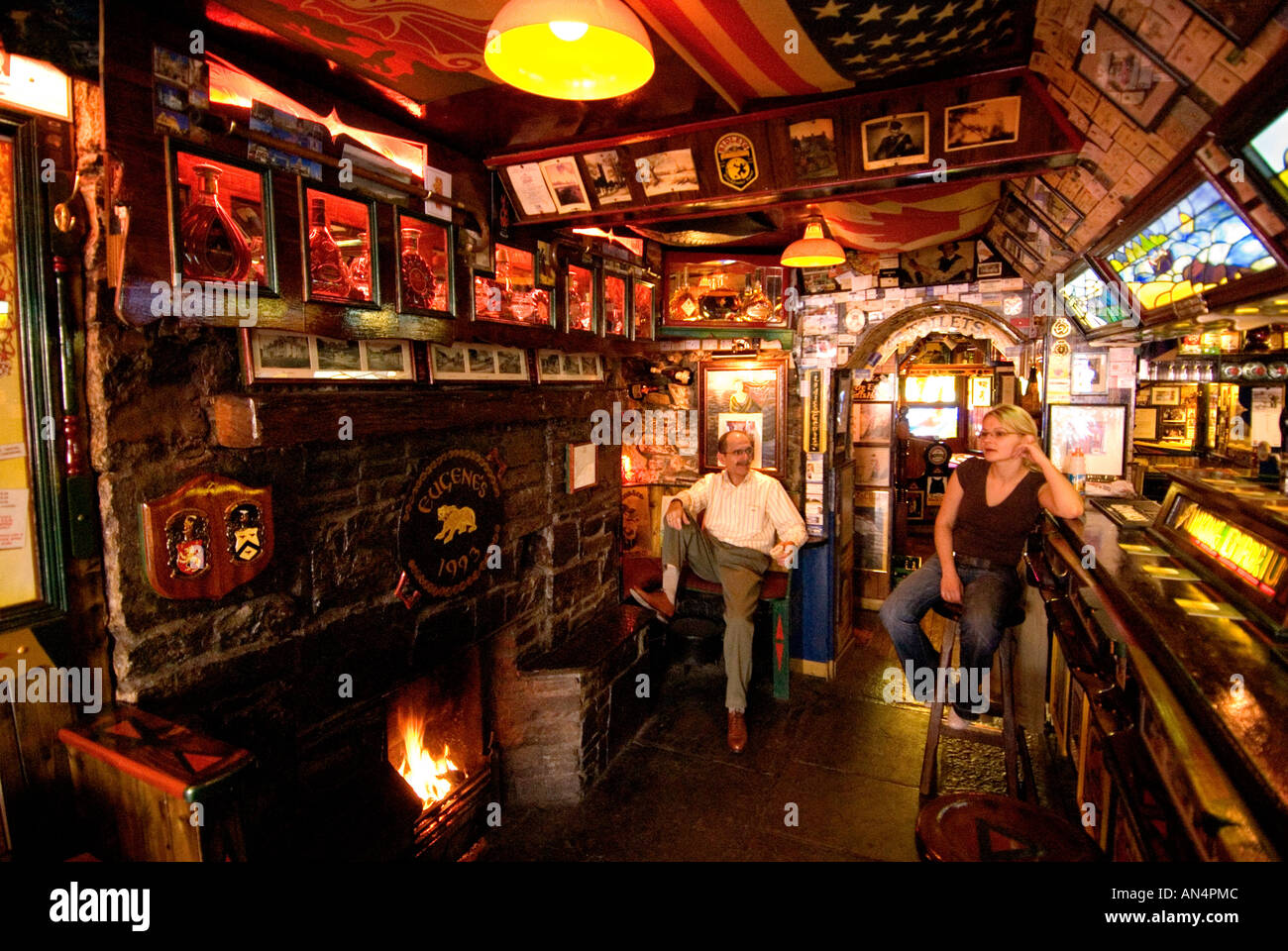Eugene's Bar, Ennistymon, Co Clare, Ireland Stock Photo Alamy