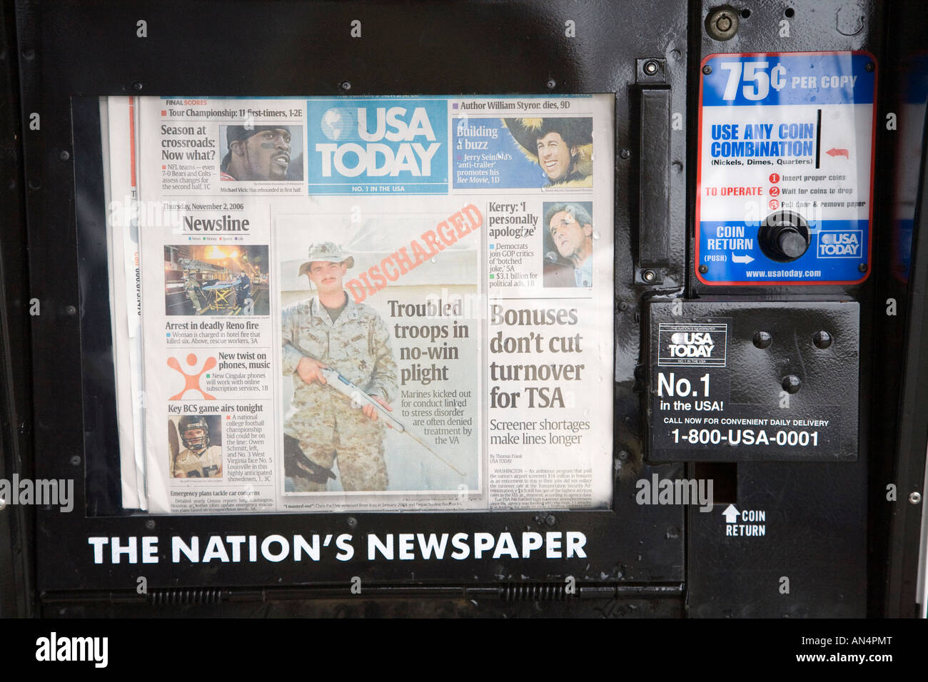 Newspaper boxes, Wilton, CT, USA Stock Photo Alamy