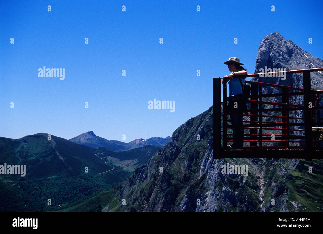Fuente De in Picos de Europa Cantabria TRANSCANTABRIAN TRAIN through