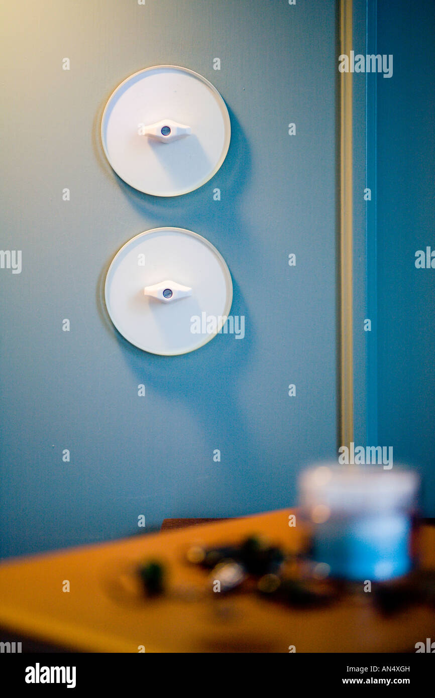 light switches boutique hotel room Stock Photo - Alamy