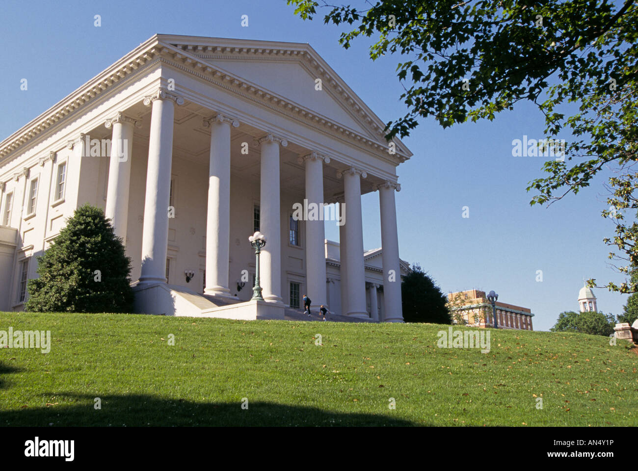 USA VIRGINIA RICHMOND A view of the Virginia State Capitol Building in Richmond Virginia Stock Photo