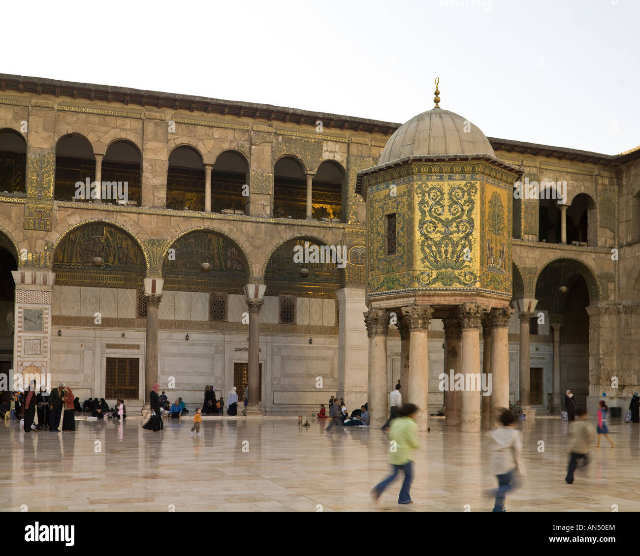 Great Mosque of Damascus Stock Photo