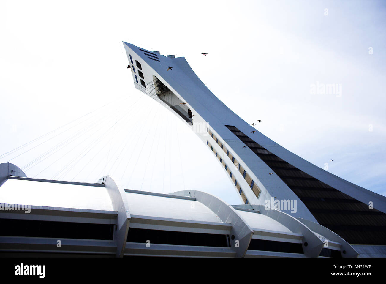 Top view montreal olympic stadium hires stock photography and images