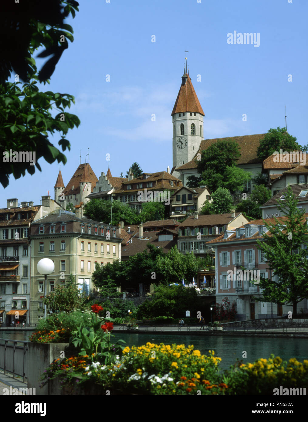 Switzerland Thun Stock Photo
