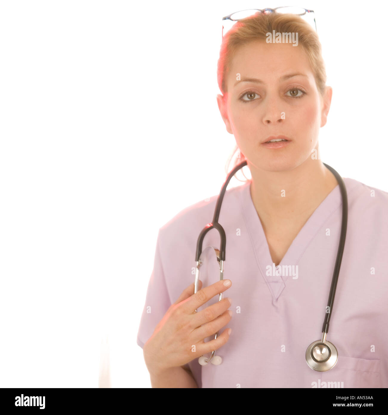 Portrait of a female doctor Stock Photo - Alamy