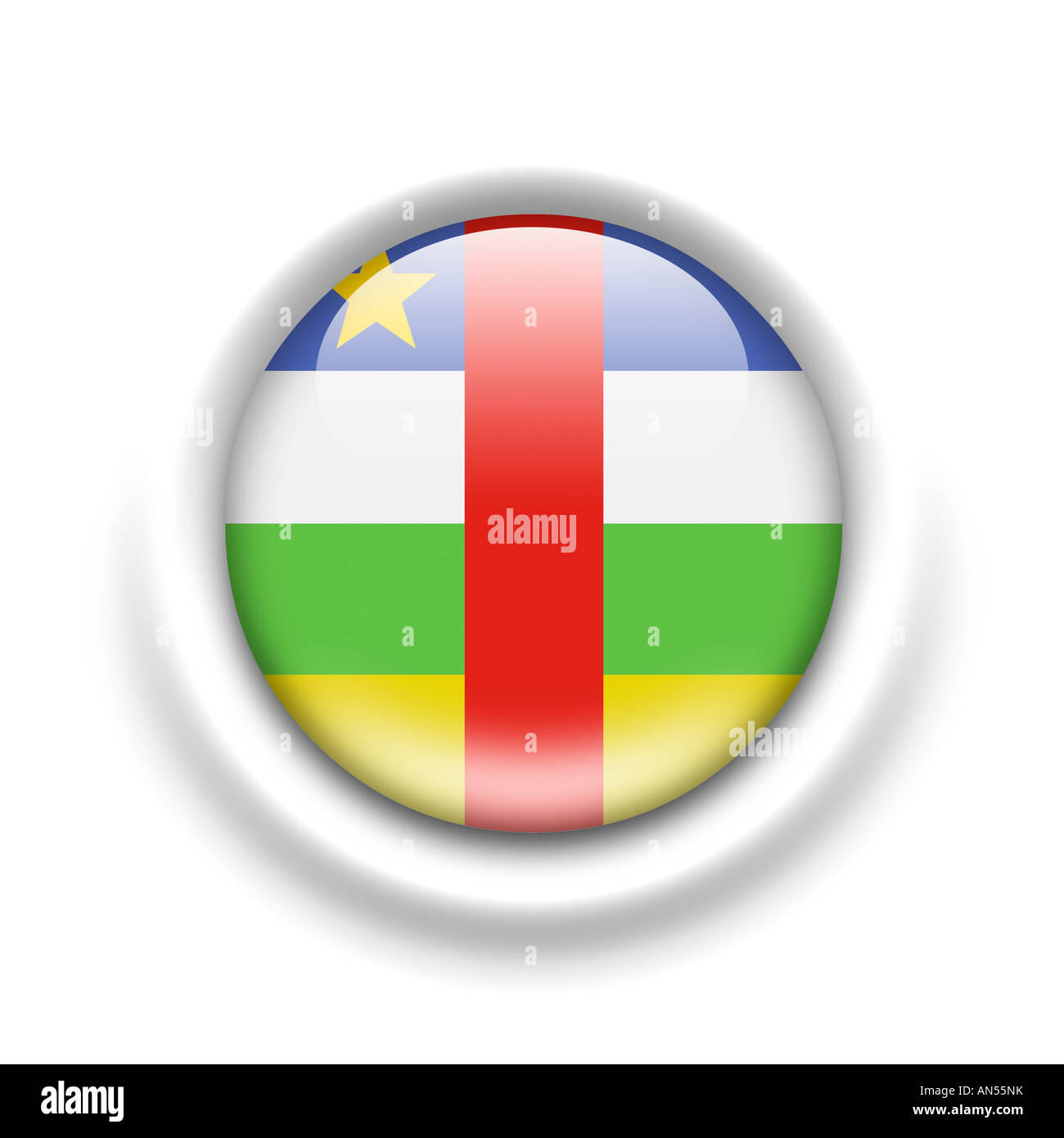 Flag of Central African Republic Stock Photo - Alamy