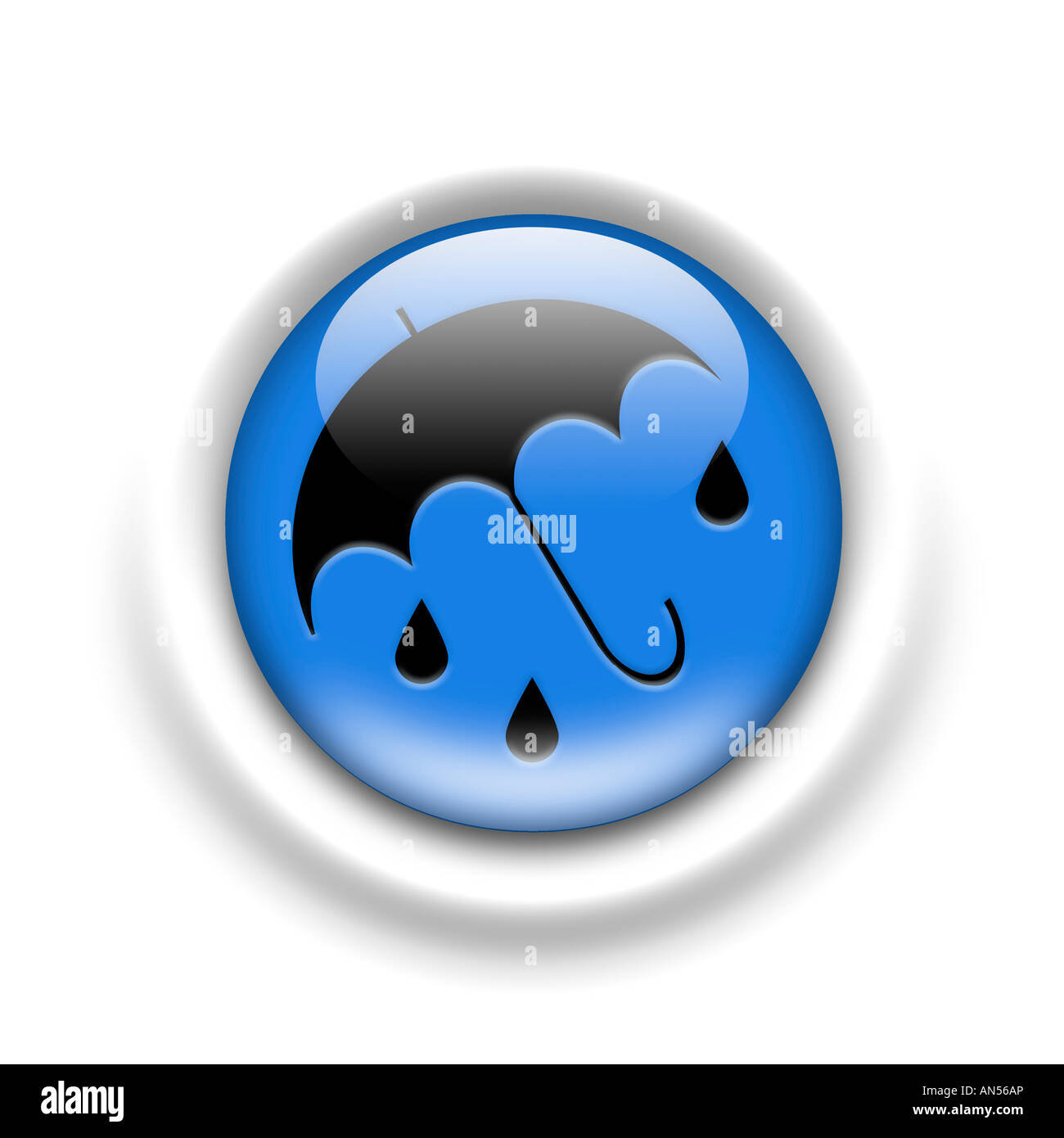 Umbrella symbol rain Stock Photo Alamy