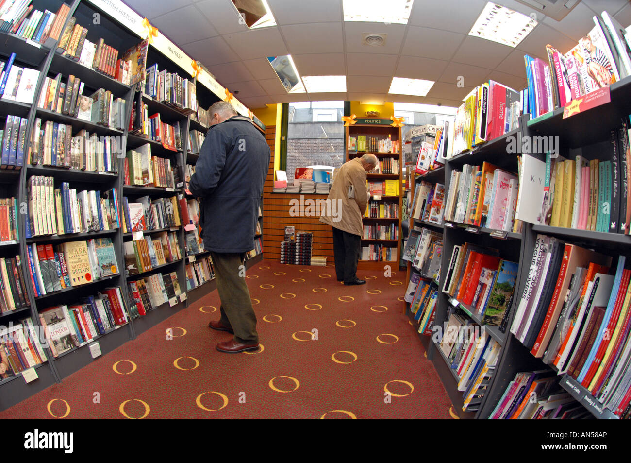 Waterstone’s bookshop, Britain, UK Stock Photo - Alamy