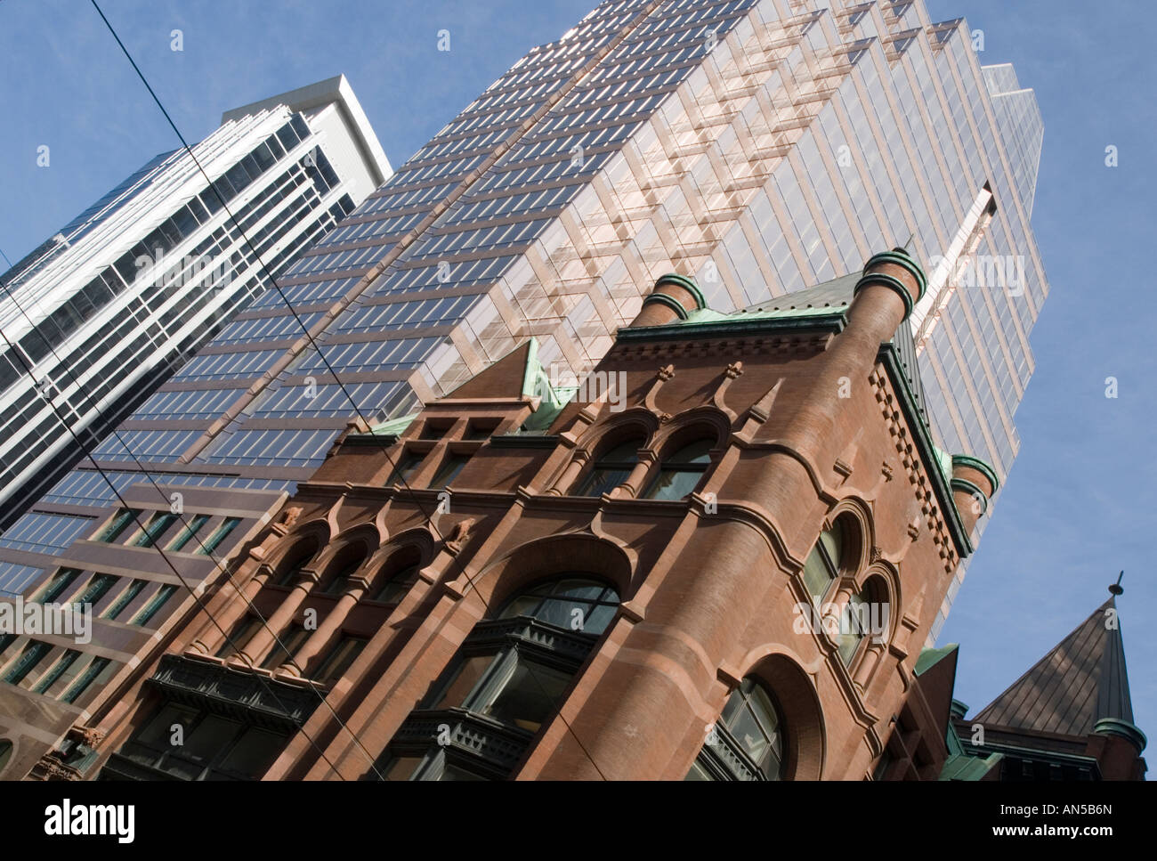 Old and new architecture in Toronto, Ontario, Canada Stock Photo - Alamy