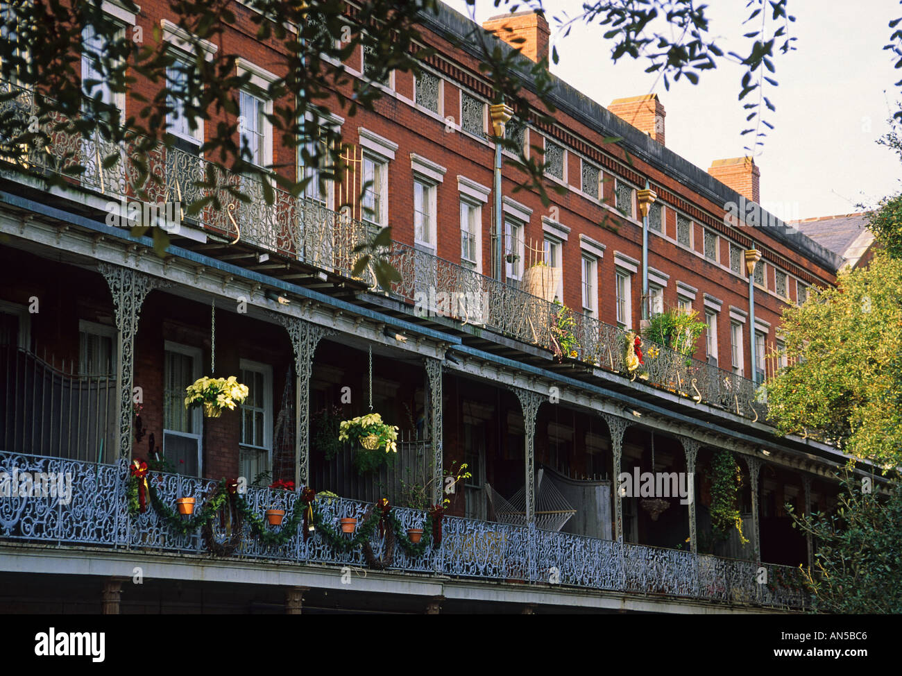 Louisiana New Orleans French Quarter Pontalba Apartments near Jackson