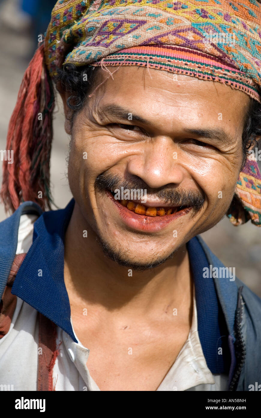 ketum man near kupang, west timor, indonesia Stock Photo