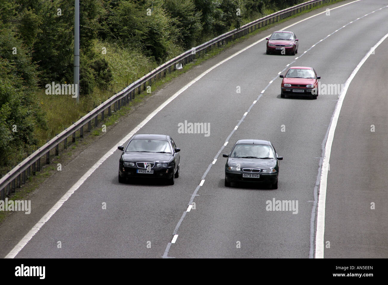 Heavy traffic on m6 motorway hi-res stock photography and images - Alamy