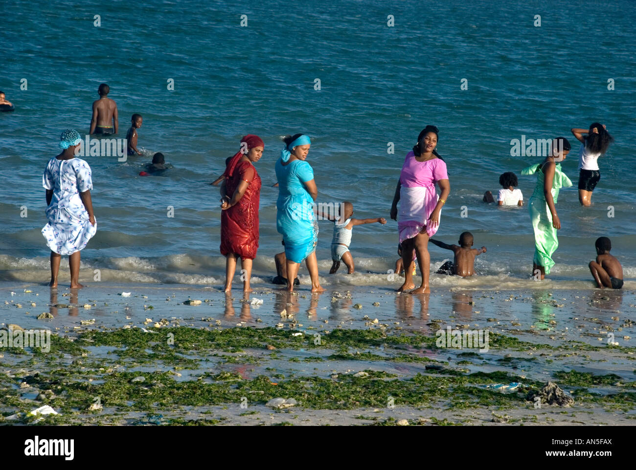 Coco Beach Scene Dar Es Salaam Tanzania Stock Photo Alamy