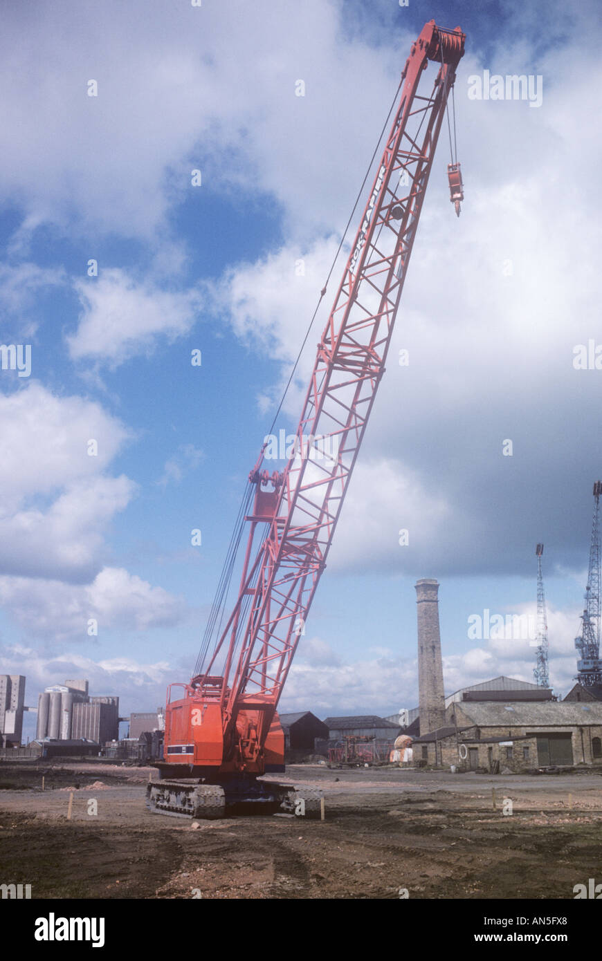 Mobile Construction Crane Edinburgh Scotland Stock Photo Alamy