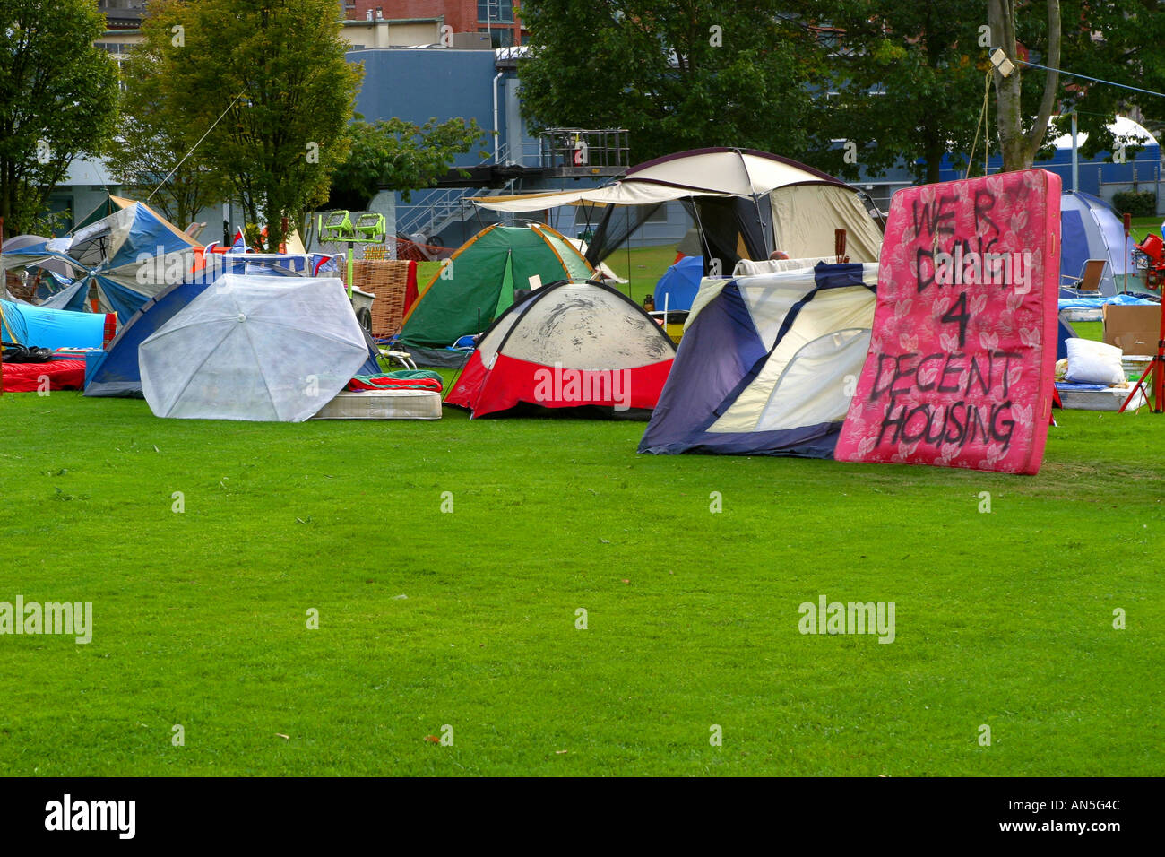 Tent city in Vancouver, British Columbai, Canada Stock Photo Alamy