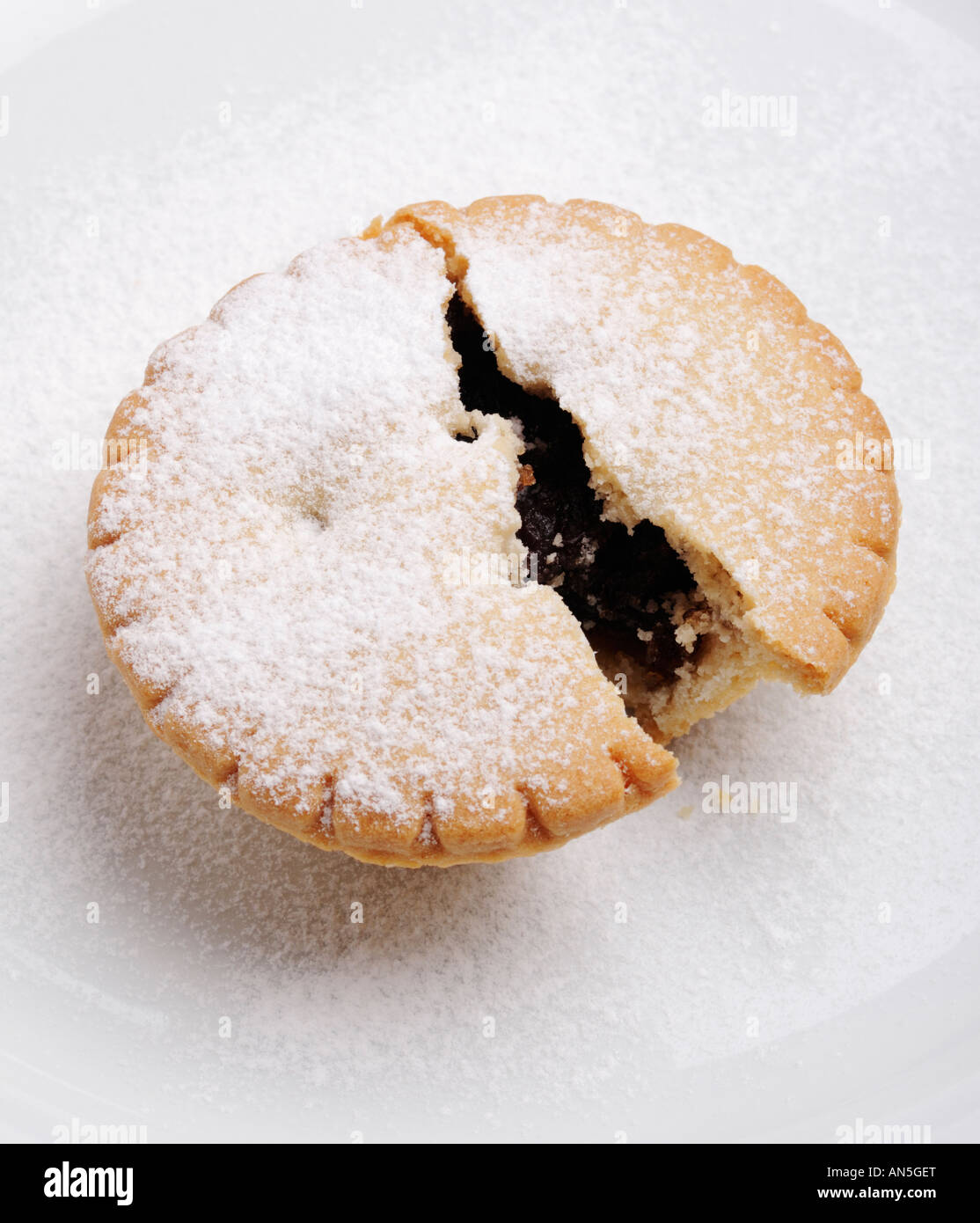 Mince Pie Traditional Christmas Food Stock Photo
