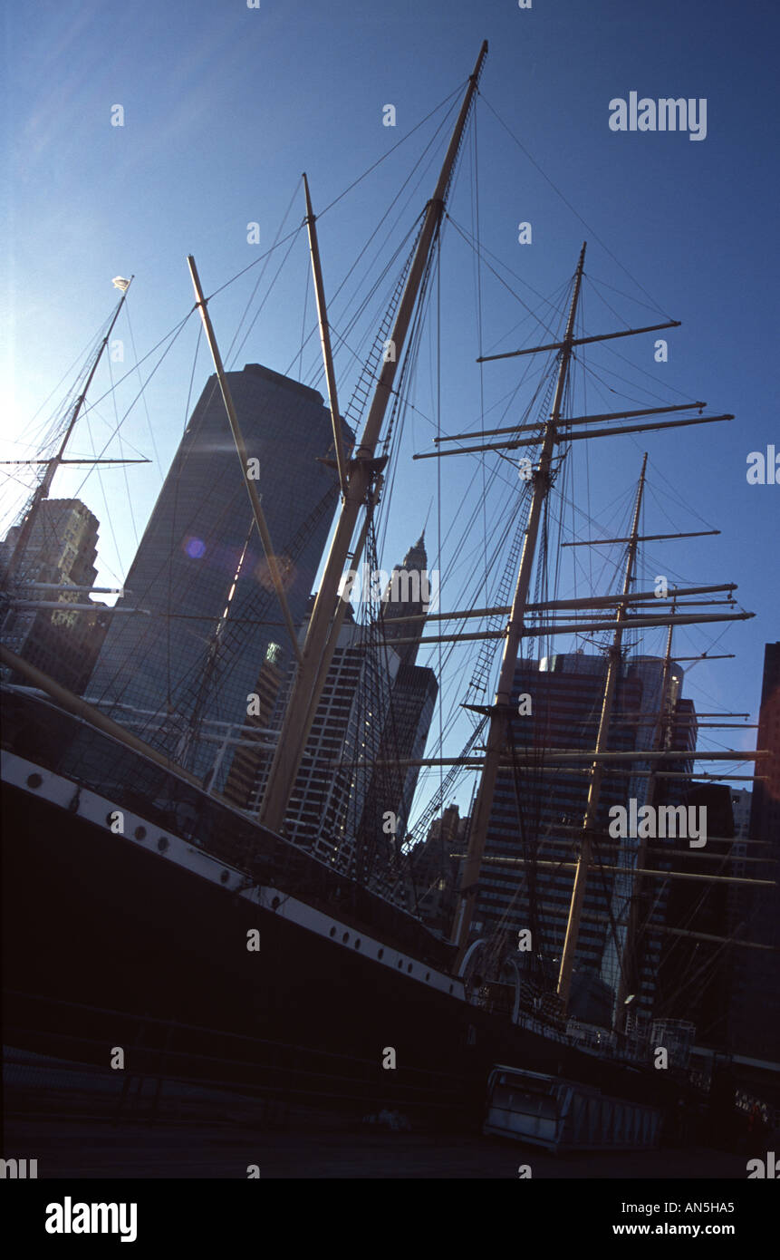 Ambrose Lightship, taken from the Pavillion at the South Street Seaport