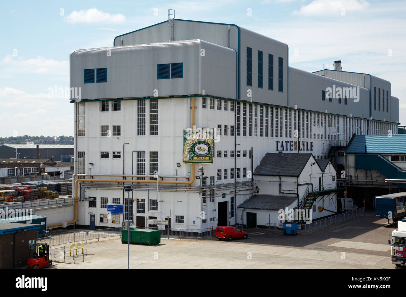 Lyle s Golden syrup factory in Plaistow Wharf East London UK Stock