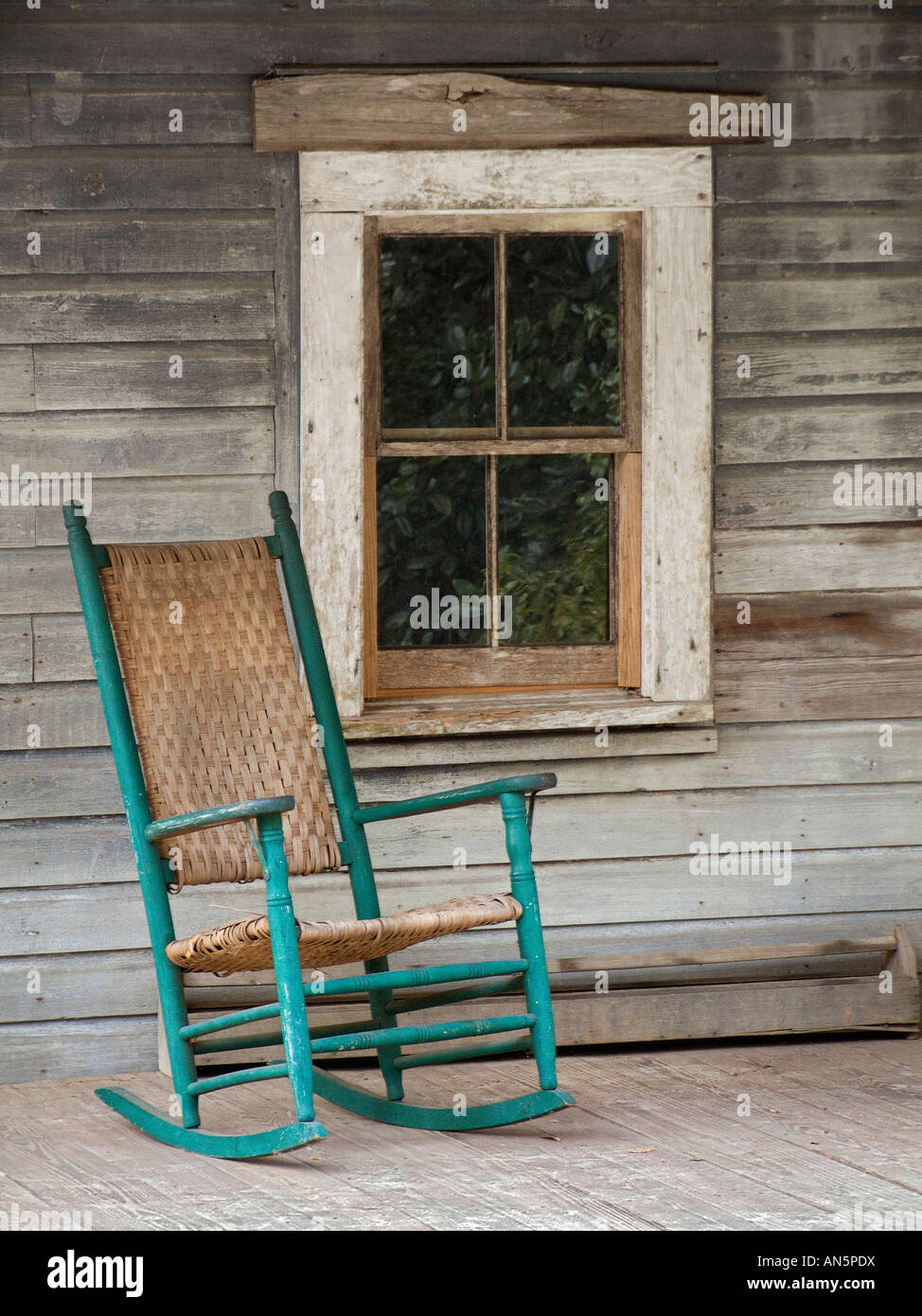 rocking chair on front porch of cracker house Marjorie Kinnan Rawlings ...
