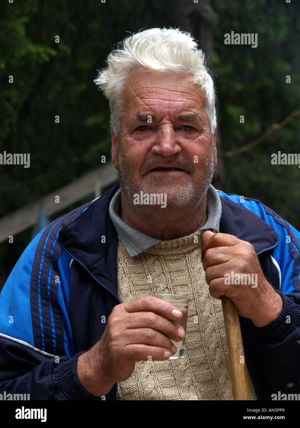 Pirin mountain people Stock Photo - Alamy