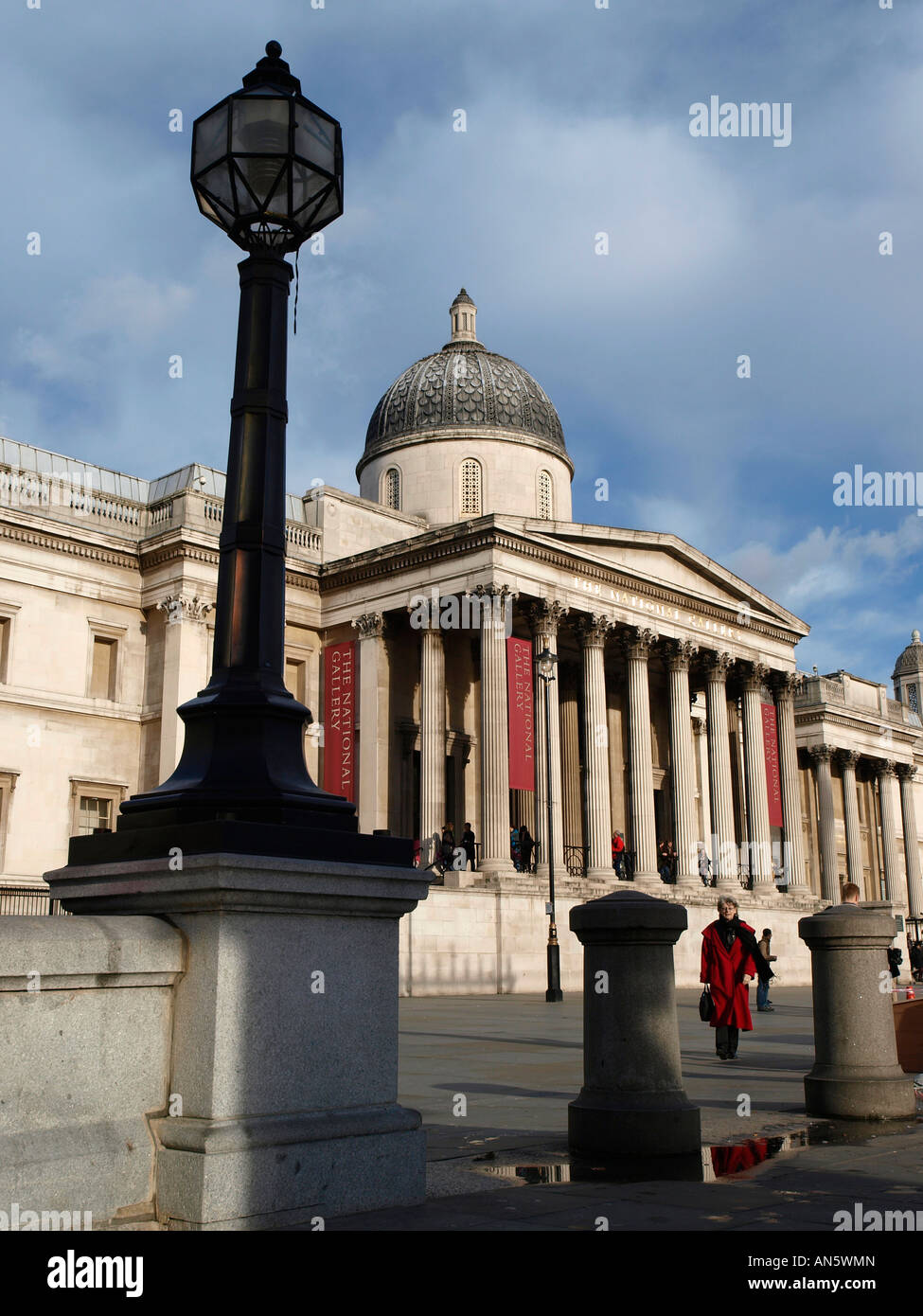 National Gallery Trafalgar Square London UK united Kingdom GB Stock Photo