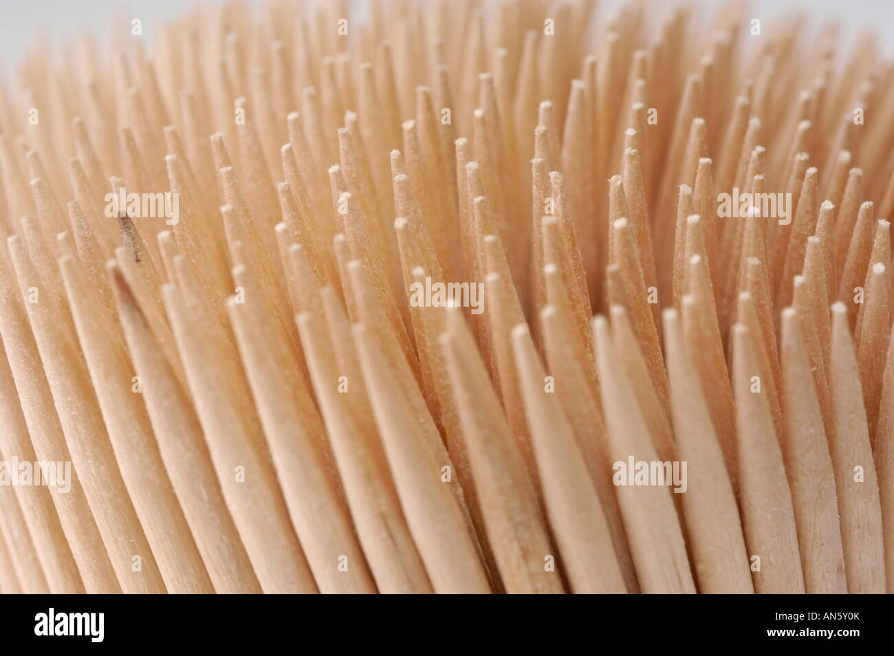 Macro of toothpicks Stock Photo - Alamy