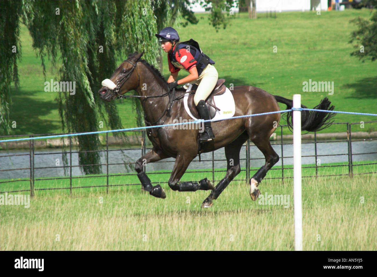 Three Day Event Rider competing at the Henbury Hall Horse Trials Stock ...