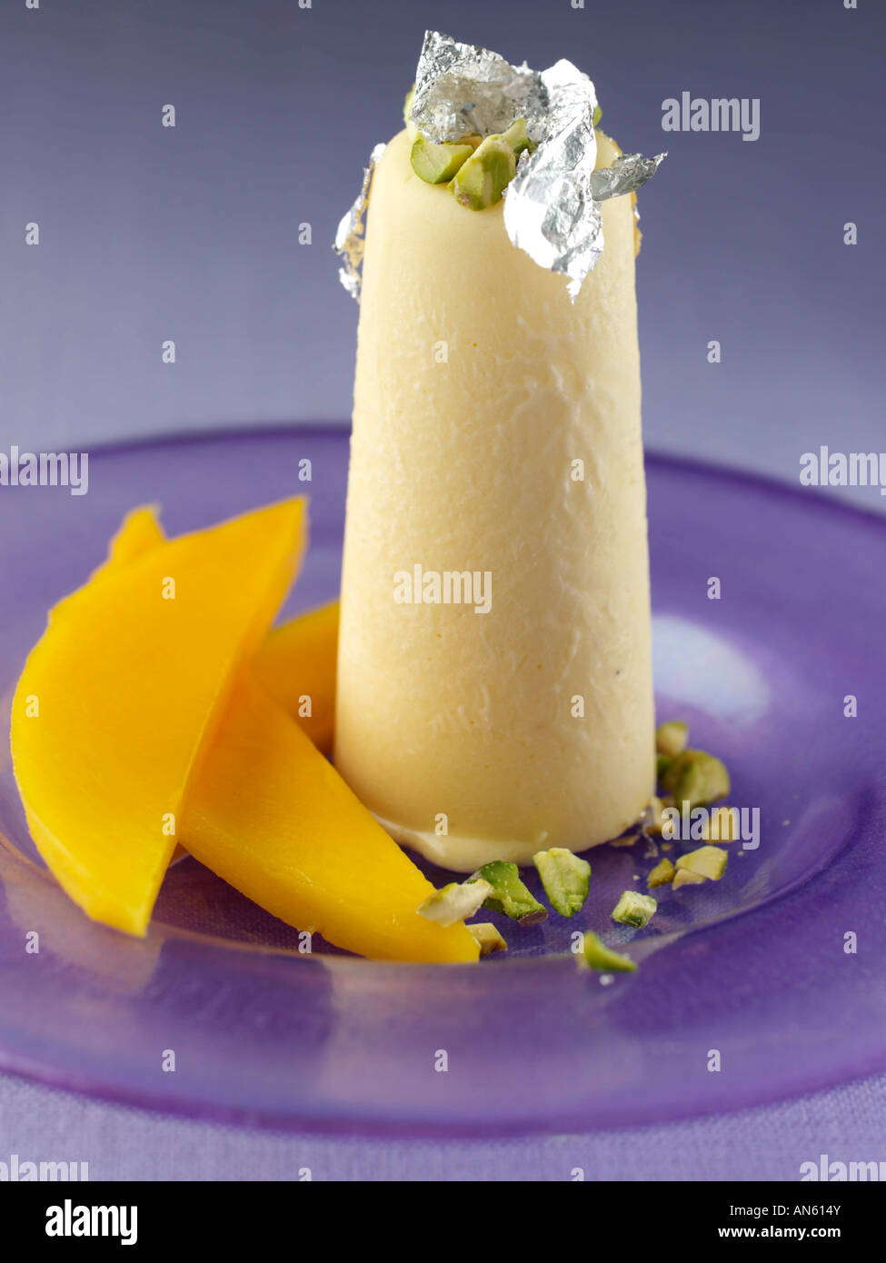 Aam ki kulfi Kashmiri mango icecream Indian vegetarian dessert