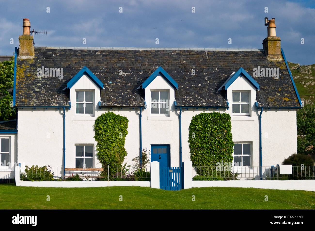 Old house in Iona isle Scotland Stock Photo Alamy