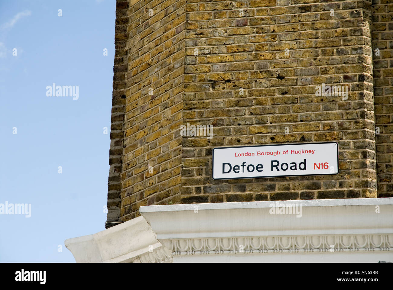 Defoe Road off Church Street Stoke Newington North London UK Britain