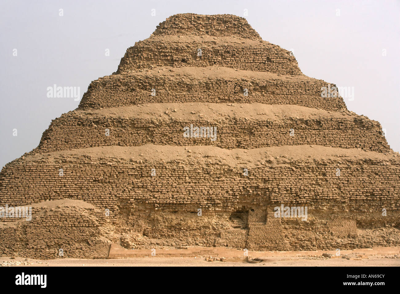 Step Pyramid of Djoser at Saqqara Egypt Stock Photo - Alamy