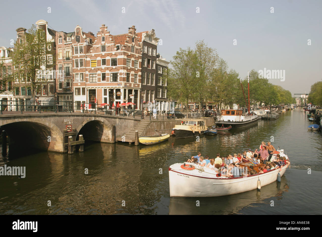 ジョン・ヘンリー・トワックトマン、「CANAL SCENE, HOLLAND」 THE NETHERLANDS CANAL SCENE AMSTERDAM Stock Photo - Alamy