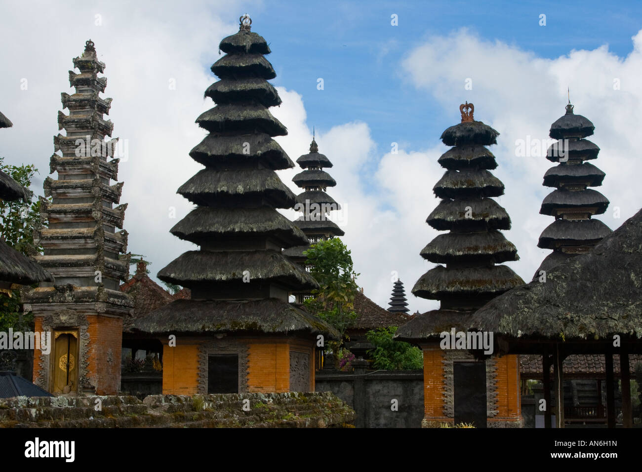Pura Basukian or Besakih Puseh Jagat Hindu Temple Bali Indonesia Stock Photo