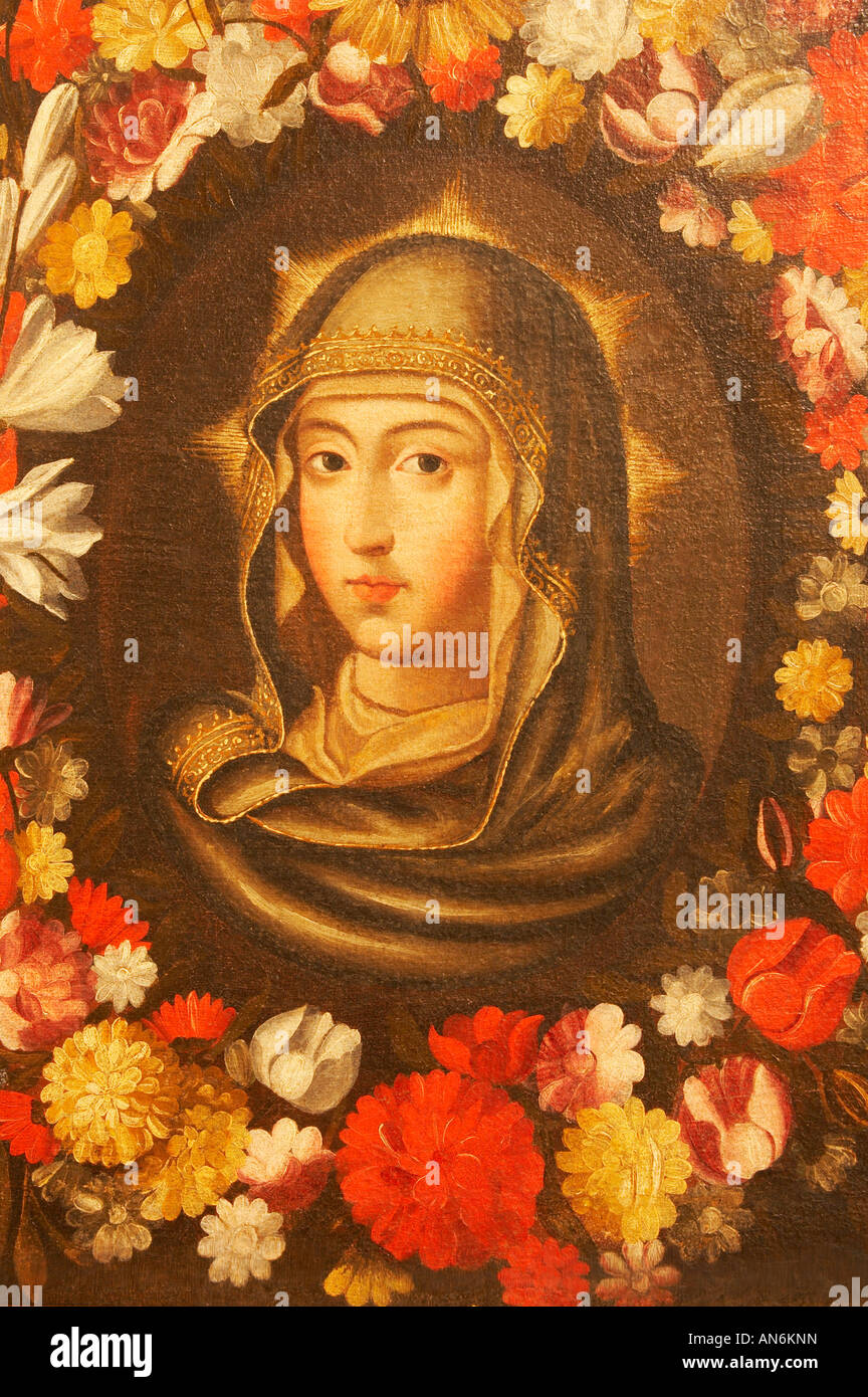 Portrait of queen Isabella 1 of Spain Stock Photo